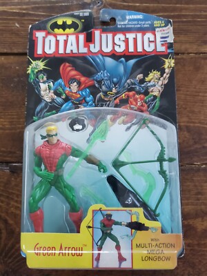 Lot of (2) Batman Total Justice Figures-Black Lightning and Green Arrow