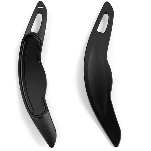 Schaltwippen Verlängerung Alu Schwarz passt für Mini Clubman F54 Countryman F60 - 第 5/8 張圖片