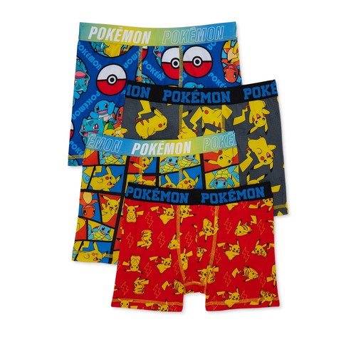 Boys Boxer Brief Underwear,4-Pack Sizes XS - XL, Pokemon, SpiderMan, HarryPotter - Picture 26 of 58