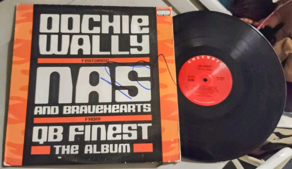 NAS HIP HOP RAP ICON SIGNED AUTOGRAPH OOCHIE WALLY ALBUM VINYL