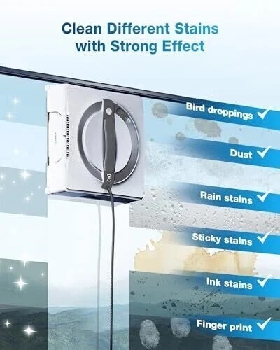 ECOVACS Winbot W2 Omni Portable Window Cleaning Robot, Intelligent Cleaning - Picture 2 of 9