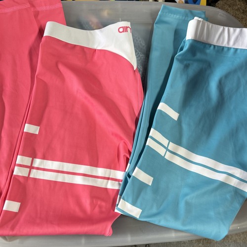 Aim’n Signature Leggings Bundle Butter Soft Stretchy Workout Pink Blue Gym Yoga - Picture 1 of 5