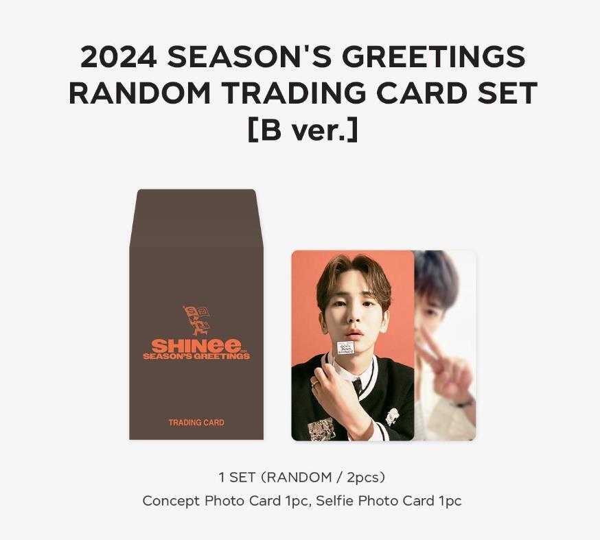 SHINee 2024 SM ARTIST SEASON'S GREETINGS OFFICIAL MD RANDOM SHINee 2024 SM ARTIST SEASON'S GREETINGS OFFICIAL MD RANDOM