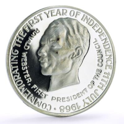 Anguilla 25 dollars Independence President Ronald Webster proof
