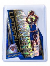 2019-20 Panini Revolution Liftoff! Fractal #8 RJ Barrett New York Knicks Rookie
