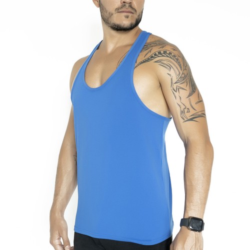 YOKED Apparel Men’s ST72 Stringer Tank Top for Workout-Fitness-Bodybuilding - Picture 11 of 27