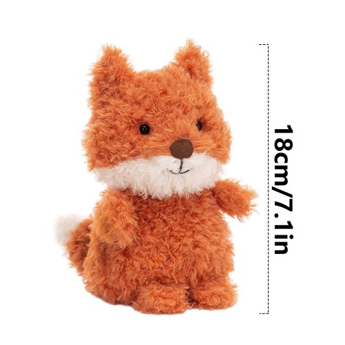 Jelly Cat Little Fox Large Bunny Stuffed Animal Plush Toys 7.1inch 18cm - Picture 2 of 4