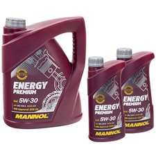 5 Liter + 2 Liter Motoröl MANNOL 5W-30 Energy Premium API SN Motorenöl Motor Öl