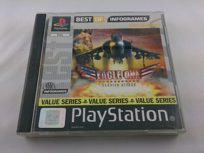 Eagle One Harrier Attack Sony PlayStation 1 2000 PS1 PAL Spiel Game 