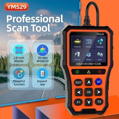 Enhanced Mode 9 Car Diagnostic Tool Check Engine OBD2 Code Reader CAN Scan Tool