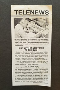 October 1970 Telenews Pamphlet, Northwestern Bell Telephone, abt 3-1/2" x 7"
