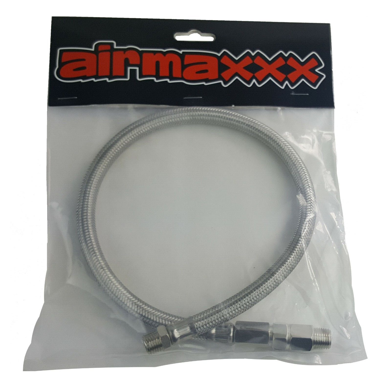 22" Air Compressor Leader Hose w/Check Valve 1/8"npt Male to 1/4"npt Male