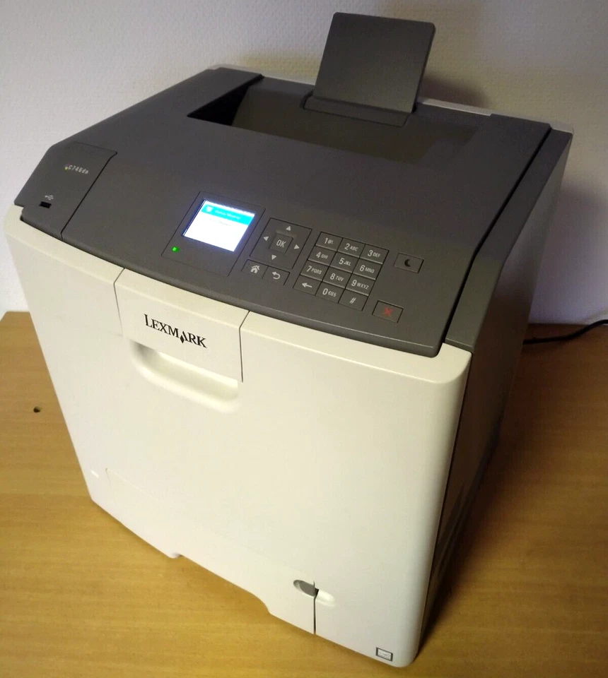 Special Offer 4 Pieces Lexmark C746DN Color Laser Printer Network Printer Color - Image 3 of 4
