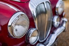 Jaguar Mk2 Daimler 250 Stainless Steel 7 Headlamp Headlight Stoneguards Grills Jaguar Mk2 Daimler 250 Stainless Steel 7 Headlamp Headlight Stoneguards Grills