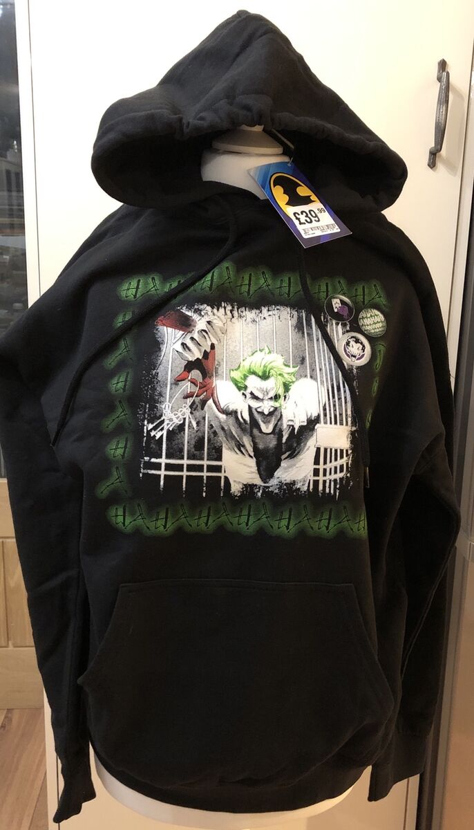 Joker Black Adult Anime Keys Hoodie DC Joker Black Adult Anime Keys Hoodie DC