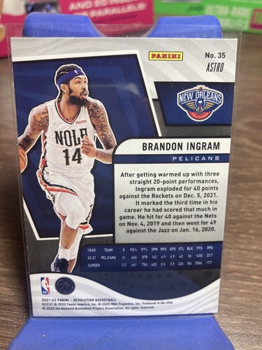 2021-22 Panini Revolution - Astro #35 Brandon Ingram - Picture 2 of 2