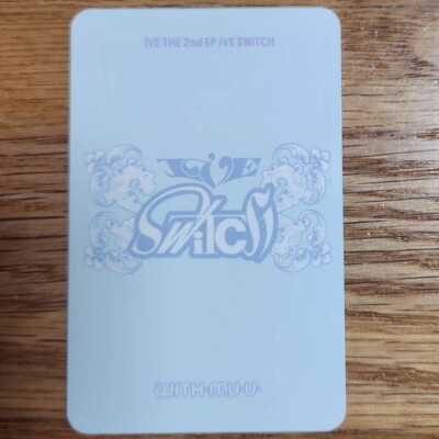 Rei Official Withmuu Lucky Draw Photocard Ive 2nd Mini Album Ive