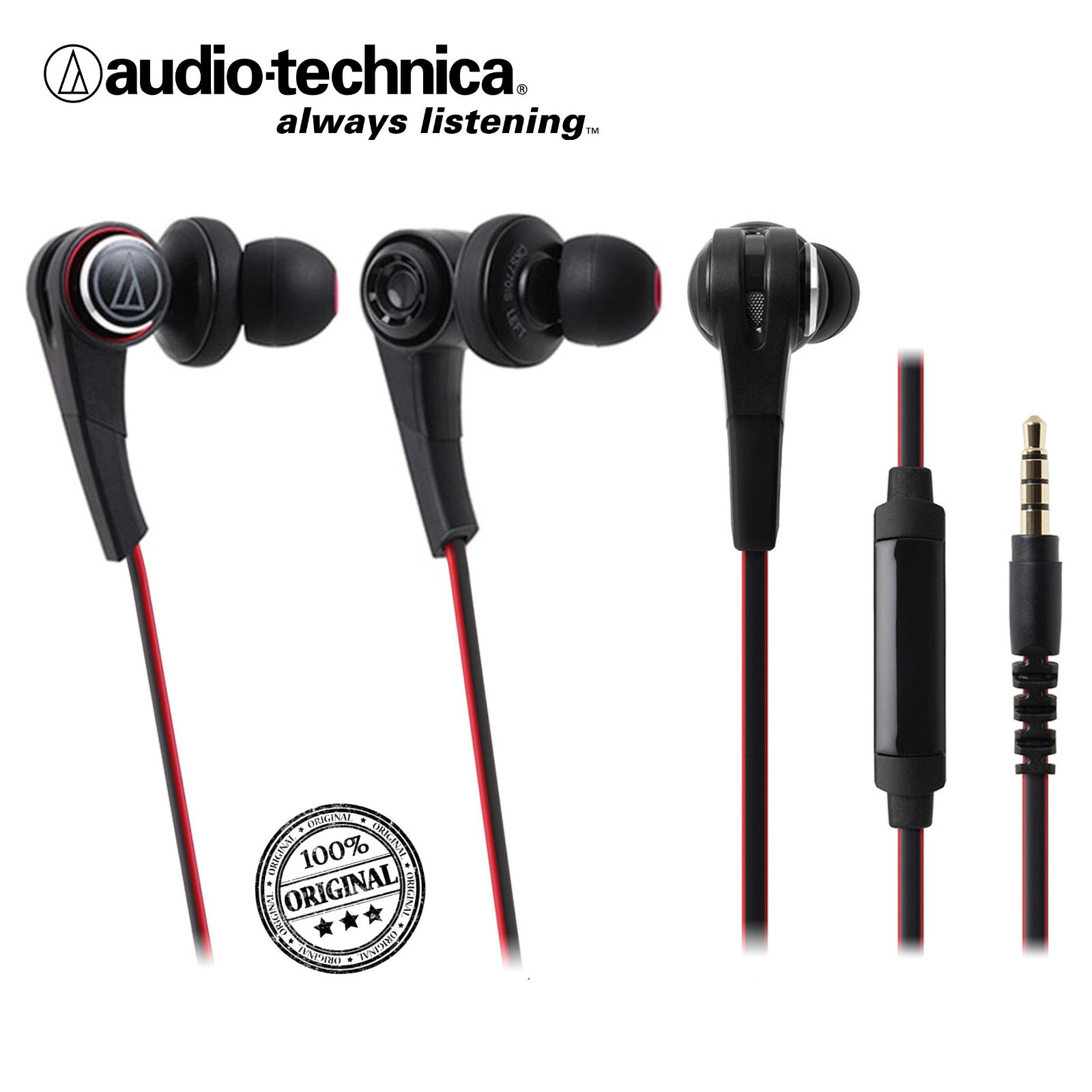 Наушники-вкладыши Audio Technica ATH-CKS770iS Kopfhörer для наушников-вкладышей viel Zubehör