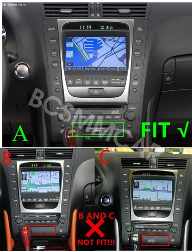 9in Car Stereo Radio GPS Navi Touch Screen Fit For Lexus GS Series 2005-2011 - Bild 2 von 12
