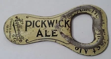 PICKWICK STOUT BREWERS HAFFENREFFER CO BOSTON BOTTLE CAP OPENER BAR BARWARE OLD
