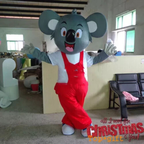 Disfraz de oso koala mascota animal disfraces dibujos animados disfraz unisex trajes