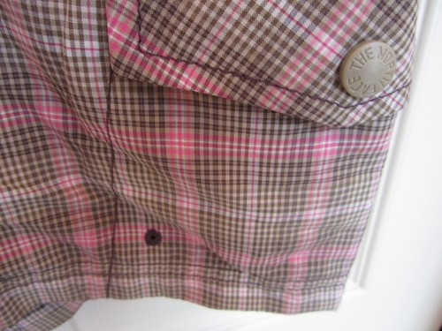 The North Face Ellie Cargo Shorts Womens Size 8 Pink Plaid - Picture 4 of 12