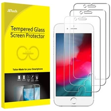 3-Pack Screen Protector for iPhone SE 3/2 (2022/2020 Edition), iPhone 8/7/6s/6