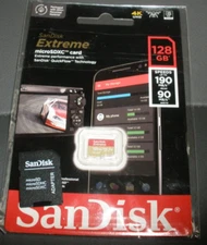 NEW SanDisk Extreme MicroSDXC Card 128GB (L2)