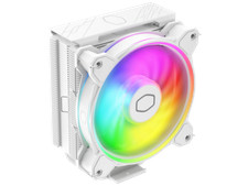 Cooler Master Hyper 212 Halo White CPU Air Cooler, MF120 Halo² Fan, Dual Loop AR