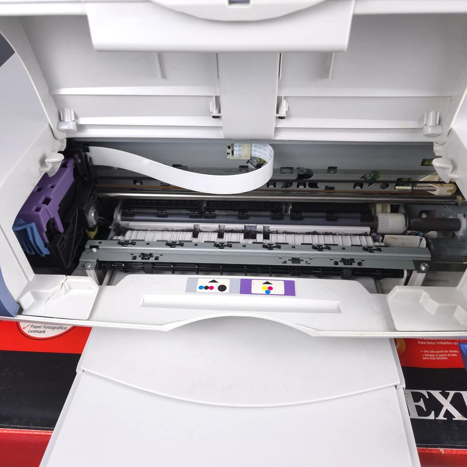 Vintage Printer Lexmark P915 Inkjet Box Manual Power Cord Home Photo Card Reader - Image 4 of 4