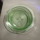 Uranium Glass 5” Dish Vintage Depression Glass