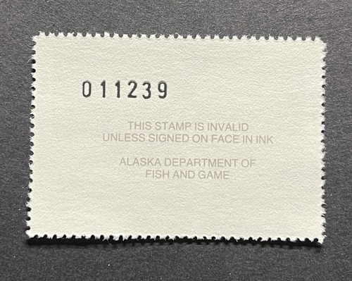 WTDstamps - 1985 ALASKA - State Duck Stamp - Mint OG NH - Picture 2 of 2