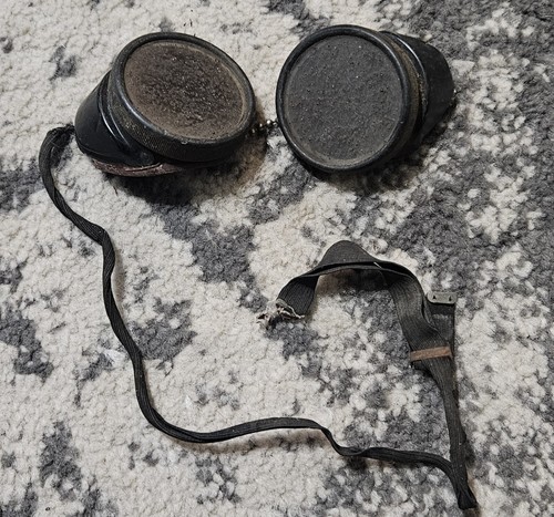 Vintage Bakelite Wilson Welding Goggles Steampunk Cosplay As-Is