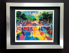 LEROY NEIMAN +  1980's VINTAGE SIGNED PRINT FRAMED + " NEW YORK MARATHON " $