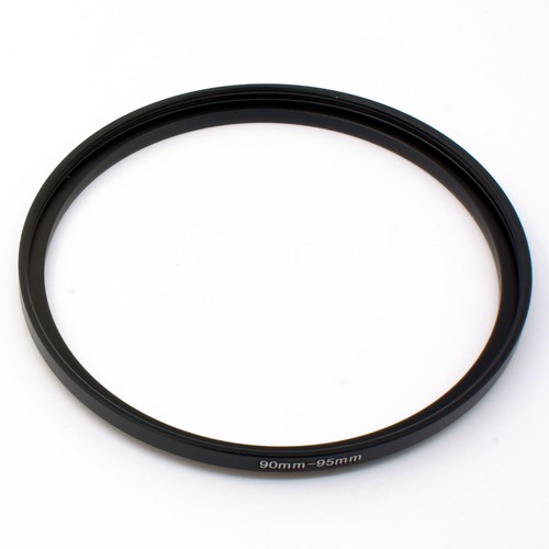 Anillo de filtro escalonado negro 90-95 90 mm x1 macho a 95 mm x1 hembra adaptador de lente - Imagen 2 de 3