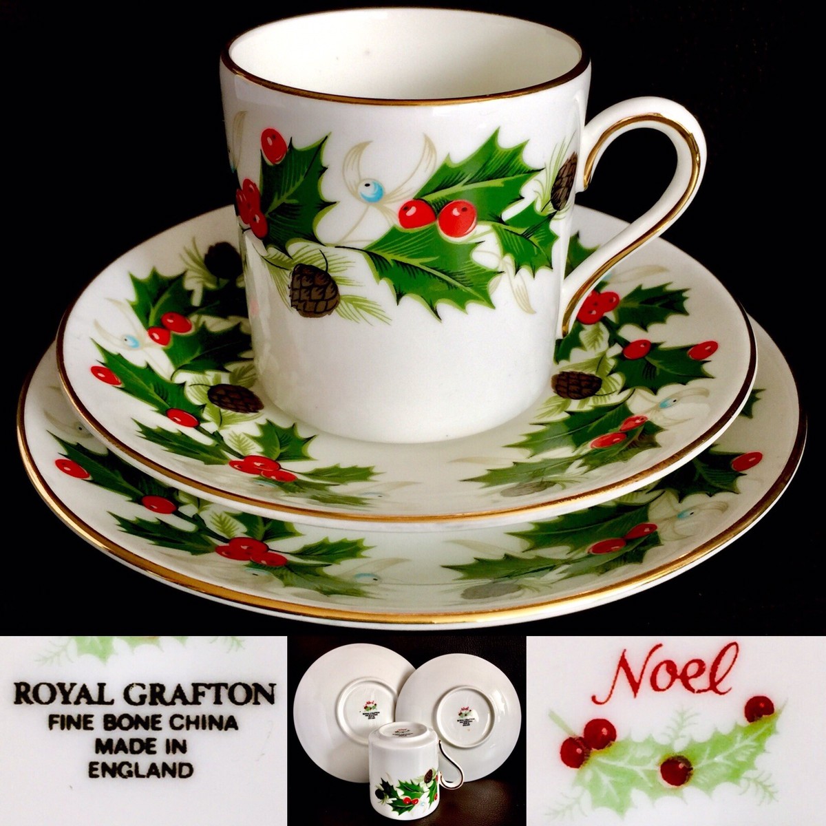  Grafton Noel ロイヤルグラフトン　クリスマス　大皿 grafton noel ロイヤルグラフトン クリスマス 大皿