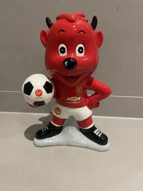 Fred The Red Manchester United Virgin Money Piggy Bank. Limited Edition! Fred The Red Manchester United Virgin Money Piggy Bank. Limited Edition!