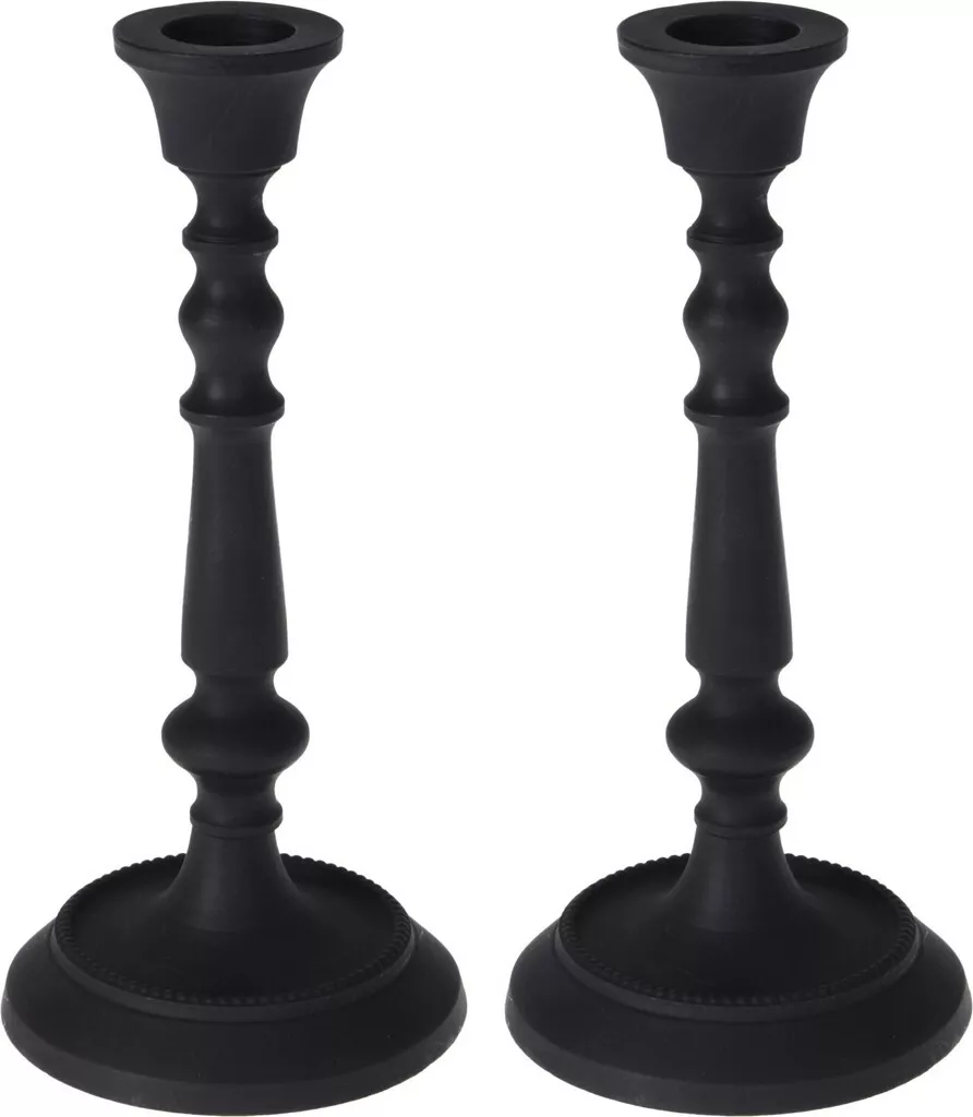 Black candlesticks sale