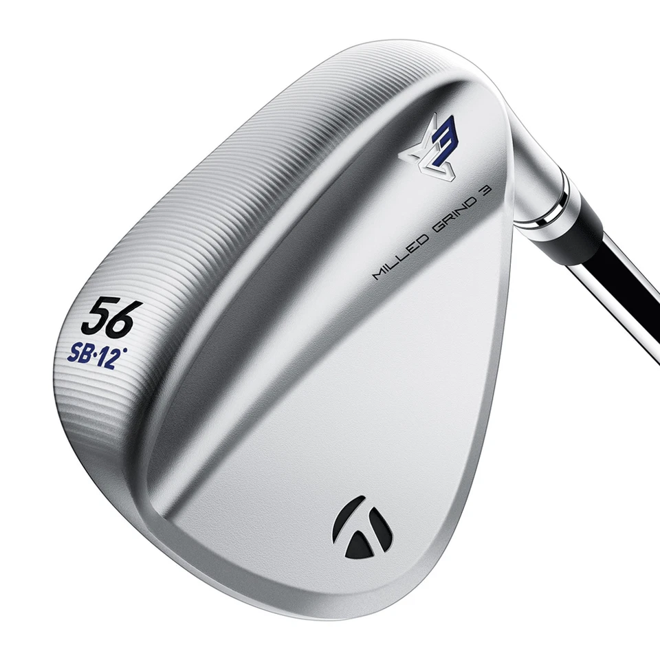 TAYLORMADE MILLED GRIND 3 SATIN CHROME GOLF WEDGES / LEFT HAND @ 50% OFF RRP !!! - Image 2 of 4