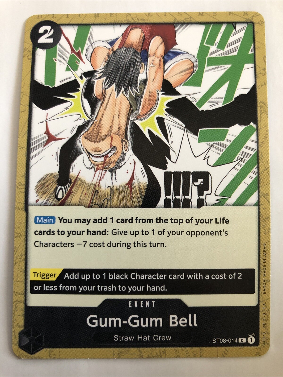 One Piece Starter Deck 8: Gum-Gum Bell ST08-014 NM