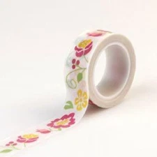 ECHO PARK "PETTICOATS & PINSTRIPES" GIRL DECORATIVE TAPE - FLORAL SCRAPJACK'S PL