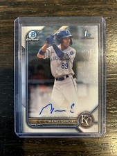 2022 Bowman Chrome 1st Rc Autograph Rookie  Maikel Garcia Auto