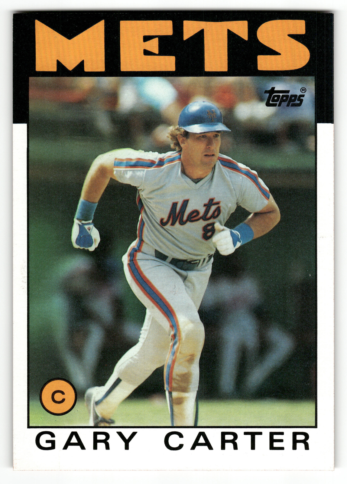 Gary Carter 1986 Topps Super #19 New York Mets