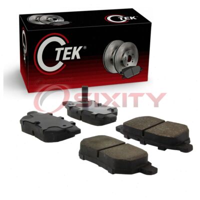 Centric Rear Disc Brake Pad Set for 2009-2019 Toyota Corolla 2.4L L4 Braking yj