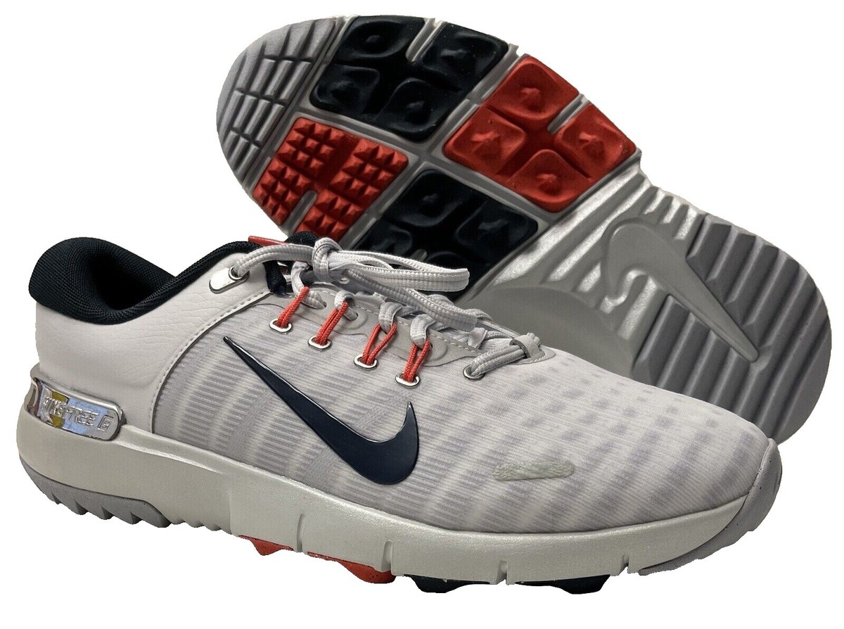 Nike Free Golf Shoes FZ8795-001 Pure Platinum/Armory Navy 