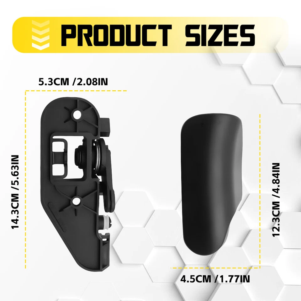 Latch Hood Release Handle Set 2008-2015 For Audi TT TTS 2.0L 3.2L 2-Door LHD EE - Image 2 of 4