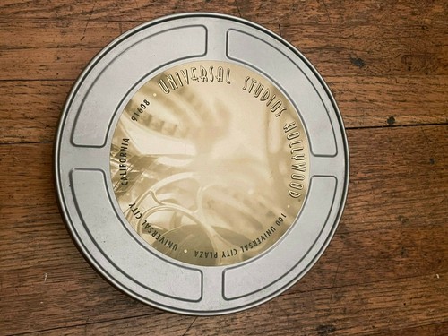 Universal Studios Hollywood Souvenir Round Film Can Trinket Box 7" dia. x 1.5" - 第 1/4 張圖片