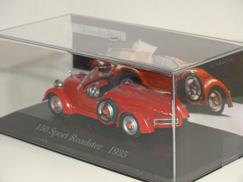 De Agostini 1:43 Mercedes-Benz - Mercedes 150 Sport Roadster 1935 wie neu in Box - Picture 4 of 4