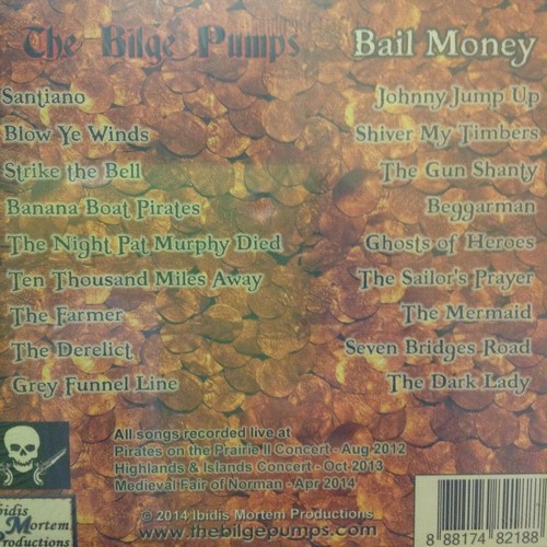 Bail Money; by The Bilge Pumps, CD, 2014 - Picture 2 of 2