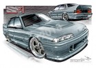 <!--F#f_0-->HSV VL SS GROUP A WALKINSHAW A1 STRETCHED CANVAS MAN CAVE CAR ART<!--F/-->